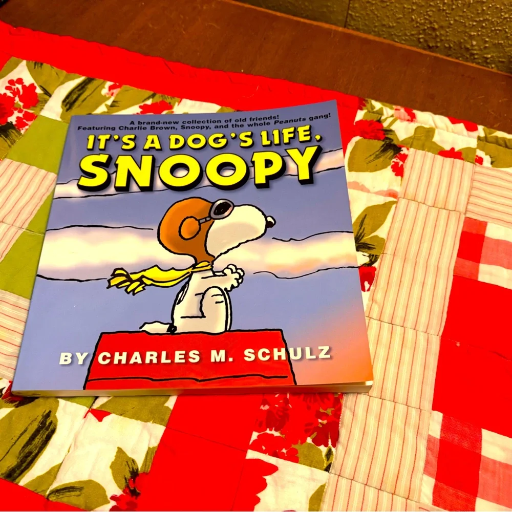Snoopy Dog Book by Charles M. Schulz - Blue Cover